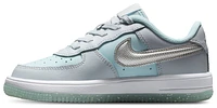 Nike Boys Air Force 1 EasyOn Low - Boys' Preschool Shoes Metallic Silver/Glacier Blue/Pure Platinum