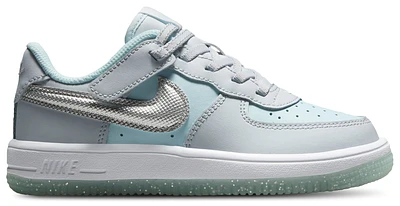 Nike Boys Air Force 1 EasyOn Low - Boys' Preschool Shoes Pure Platinum/Glacier Blue