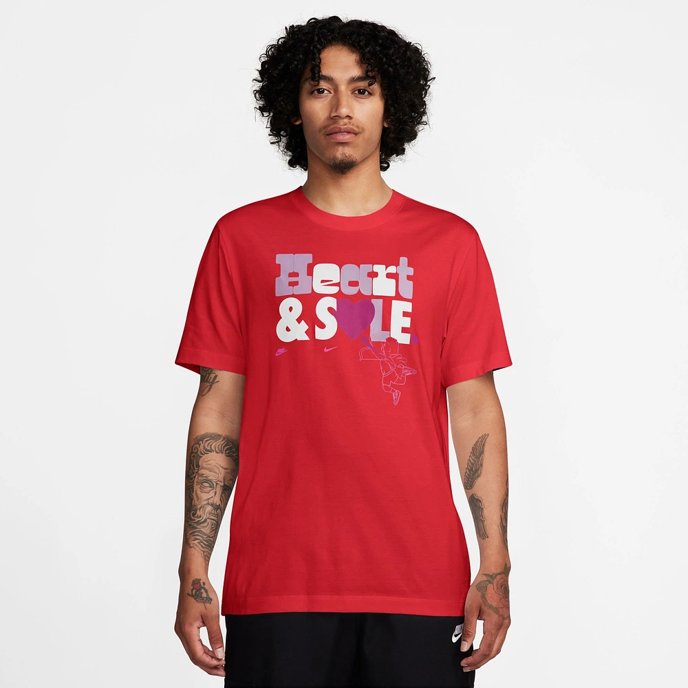 Nike Mens Heart & Sole T-Shirt - University Red