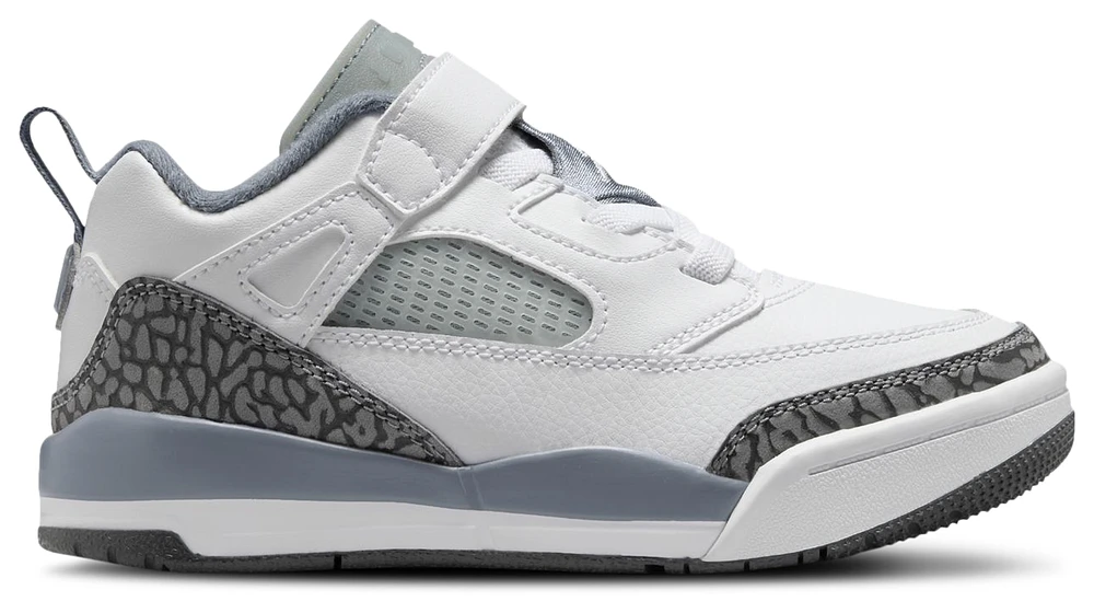 Jordan Boys Spizike Low - Boys' Preschool Shoes White/Cool Grey/Anthracite