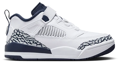 Jordan Boys Jordan Spizike Low - Boys' Preschool Shoes Platinum/White/Obsidian Size 11.0