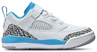 Jordan Boys Jordan Spizike Low - Boys' Preschool Shoes White/University Blue/Grey Size 11.0