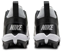 Nike Boys Alpha Menace 4 Shark - Boys' Grade School Football Shoes Grey/Black/Silver