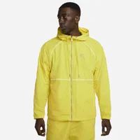 Nike Mens Air Woven Jacket - Yellow Strike/Black