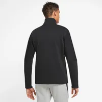 Nike Mens Nike Revival Tech Fleece Half-Zip - Mens Heather Grey/Black Size S