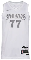 Nike Mens Nike Mavericks Dri-FIT CE 24 Swingman Jersey - Mens White/Grey Size S