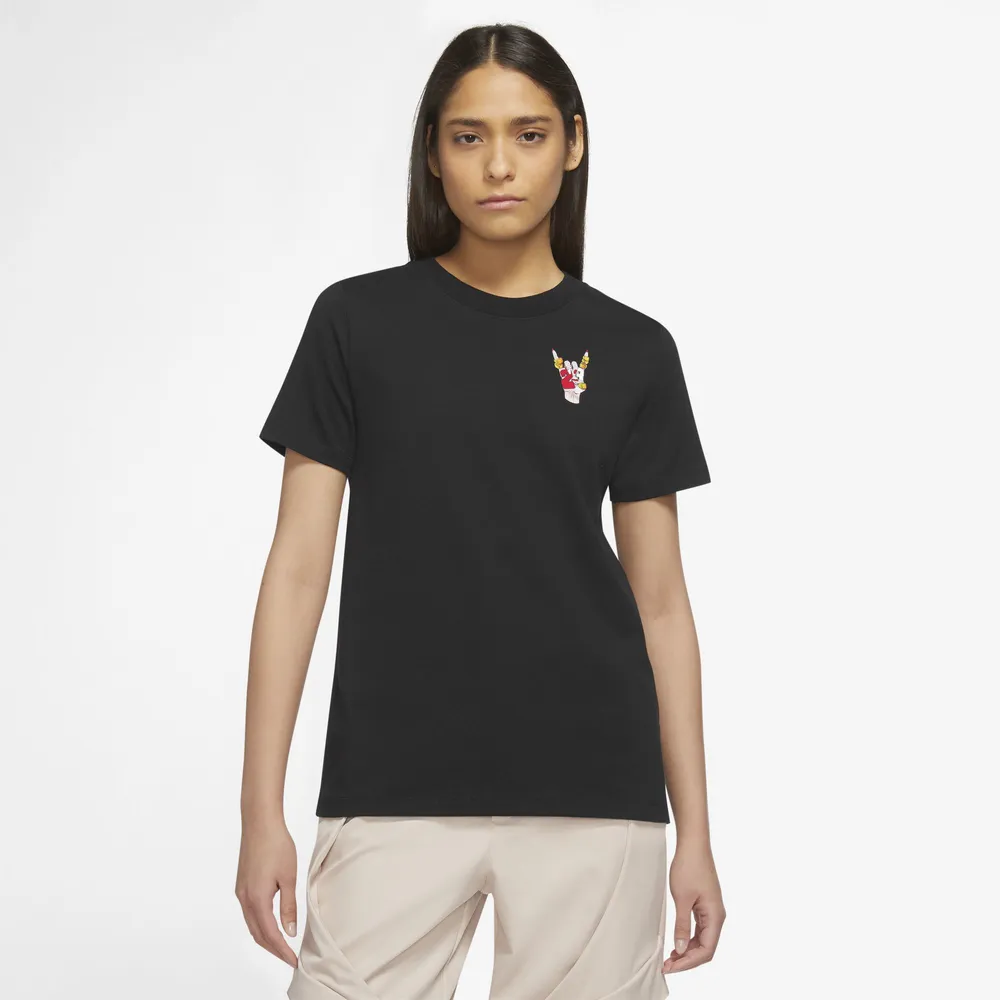 Jordan Womens Jordan Plus Size Flight GFX T-Shirt - Womens Black