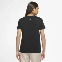 Jordan Womens Jordan Plus Size Flight GFX T-Shirt - Womens Black