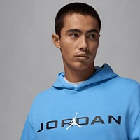 Jordan Mens Essential Air Stretch Fleece Hoodie - Blue/Black