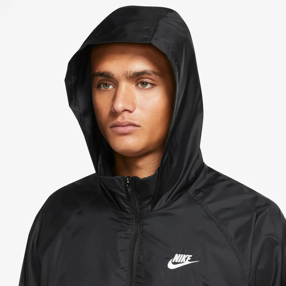 Nike Mens 1/2 Zip Windrunner - Black/White