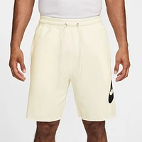 Nike Mens Club Alumni FT Shorts - Sail/Sail/Black