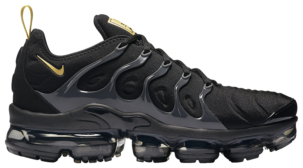 Nike Mens Nike Air Vapormax Plus - Mens Running Shoes Metallic Gold/Anthracite/Black Size 11.5