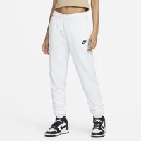 Nike Womens NSW Club Fleece MR Pants - Black/White