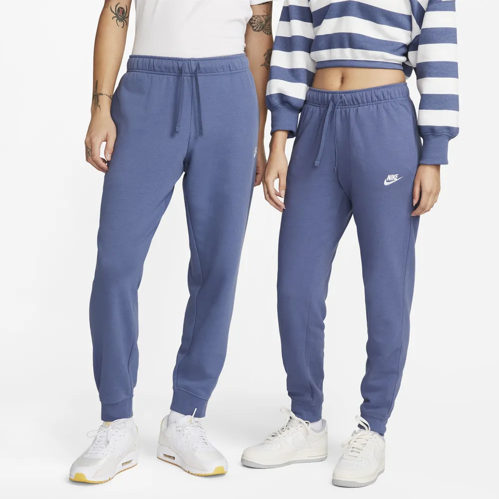 Nike Womens Nike NSW Club Fleece MR Pants - Womens White/Diffused Blue Size  XXL