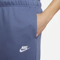 Nike Womens Nike NSW Club Fleece MR Pants - Womens White/Diffused Blue Size XXL