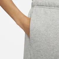 Nike Womens NSW Club Fleece MR Cargo Pants - White/Dk Grey Heather