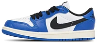 Jordan Boys Retro 1 Low OG - Boys' Preschool Shoes White/Blue/Black