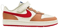 Nike Boys Nike Court Borough - Boys' Preschool Shoes Sail/University Red/Hot Curry Size 02.0