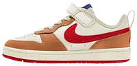 Nike Boys Nike Court Borough - Boys' Preschool Shoes Sail/University Red/Hot Curry Size 02.0