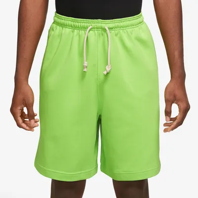 Nike Mens Nike Dri-FIT SI Fleece 8" Shorts - Mens Green/Beige Size M