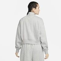 Nike Style Fleece Crop Quarter-Zip - Women's