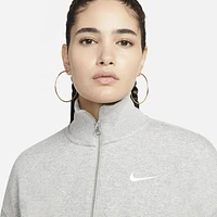 Nike Style Fleece Crop Quarter-Zip - Women's