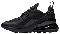 Nike Boys Air Max 270 - Boys' Grade School Shoes Black/Black/Black