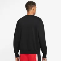 Nike Mens Nike Dri-Fit Standard Issue Crew - Mens Black/Pale Ivory Size S