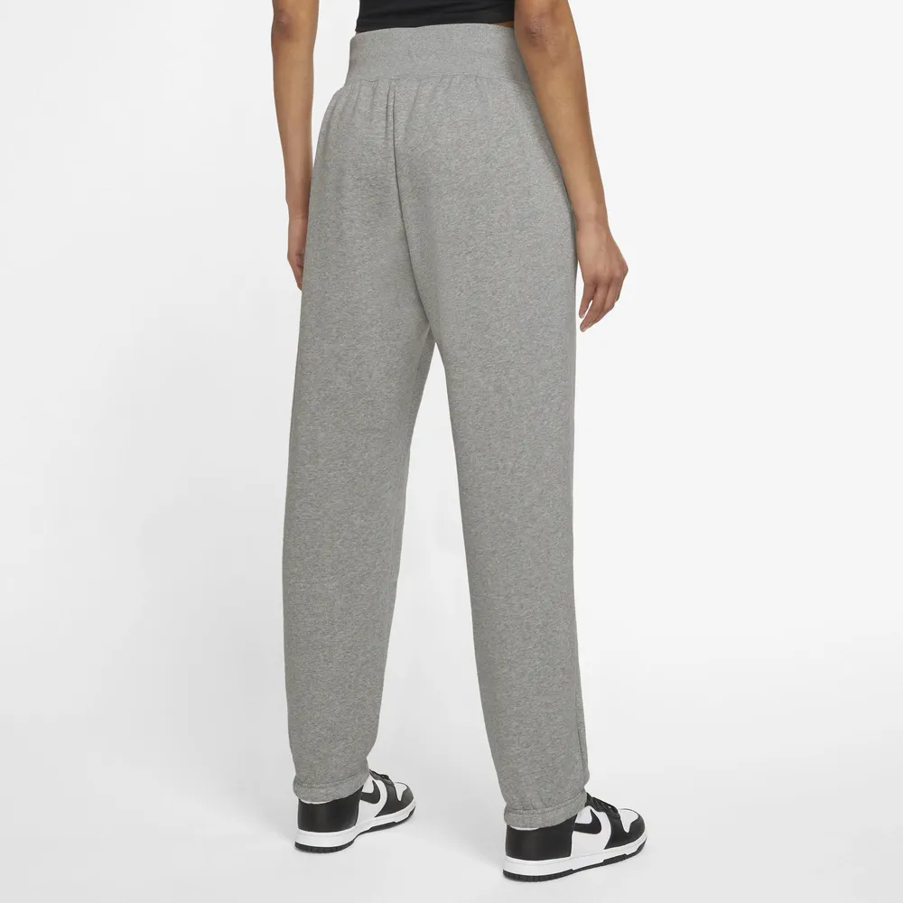 Nike Womens Style Fleece High Rise Pants - Grey/White