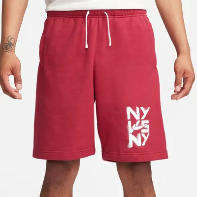 Nike Mens Club Shorts NY - Maroon/Maroon
