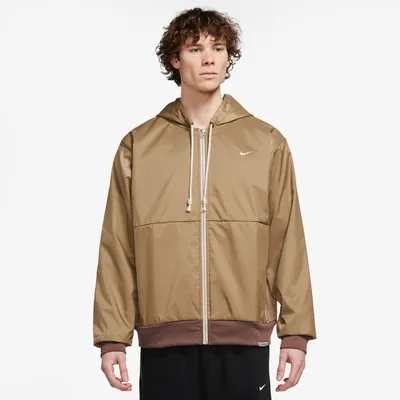 Nike Mens TF Standard Issue Full-Zip Hoodie - Brown/Beige