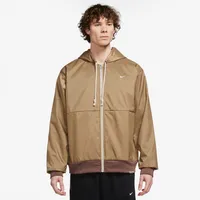 Nike Mens Nike TF Standard Issue Full-Zip Hoodie - Mens Brown/Beige Size M