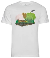 Nike Mens Cherry Blossom T-Shirt - White/Pink