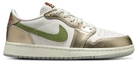 Jordan Boys Retro 1 Low OG - Boys' Grade School Shoes Metallic Gold/Sail/Cedar