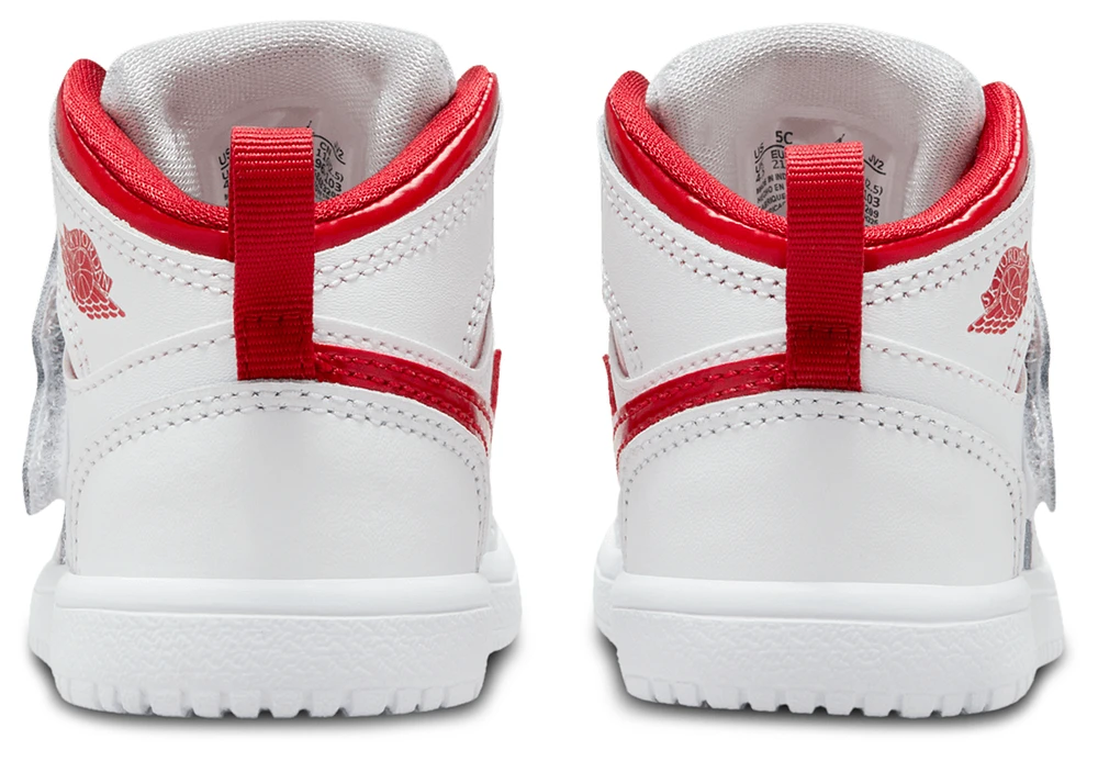 Jordan Boys Jordan Sky Jordan 1 - Boys' Toddler Shoes White/Summit White/Varsity Red Size 04.0