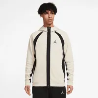 Jordan Mens Jordan Sport Fleece Full-Zip - Mens Rattan/Black Size M