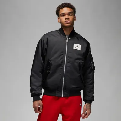 Jordan Mens Essential Statement Renegade Jacket - Black/White