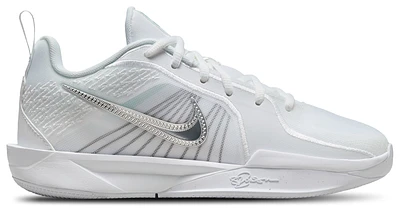 Nike Girls Sabrina Ionescu 2 - Girls' Grade School Basketball Shoes Summit White/White/Metallic Silver