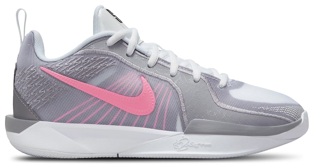 Nike Girls Sabrina 2 - Girls' Grade School Basketball Shoes White/Pinksicle/Cement Grey