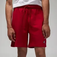 Jordan Mens Jordan Essential Fleece Shorts - Mens Gym Red/White Size XL