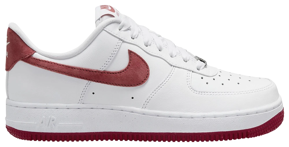 Nike Womens Air Force 1 '07 V Day - Shoes White/Adobe/Team Red