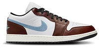 Jordan Mens Air 1 Low SE V2 - Basketball Shoes White/Blue Grey/Black