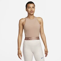 Nike Womens Nike Shades DriFit Crop Top - Womens Desert Dust Size XXL