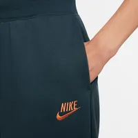 Nike Womens NSW Fleece Hi Rise Pant - Jungle/Sail