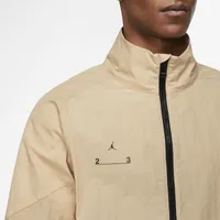 Jordan Mens Jordan 23E Jacket - Mens Sesame/Black Size S