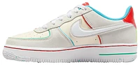 Nike Boys Air Force 1 LV8 HD 2 - Boys' Grade School Basketball Shoes Pale Ivory/Picante Red/Baltic Blue