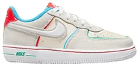 Nike Boys Air Force 1 LV8 HD 2 - Boys' Preschool Shoes Pale Ivory/Picante Red/Baltic Blue