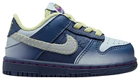 Nike Boys Dunk Low Boo - Boys' Toddler Shoes Luminous Green/Fuchsia/Diffused Blue