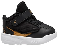 Jordan Boys Max Aura 4 - Boys' Toddler Basketball Shoes Black/Gold/White