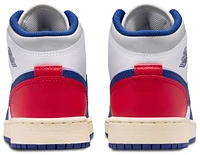 Jordan Boys AJ 1 Mid - Boys' Grade School Shoes University Red/White/Deep Royal